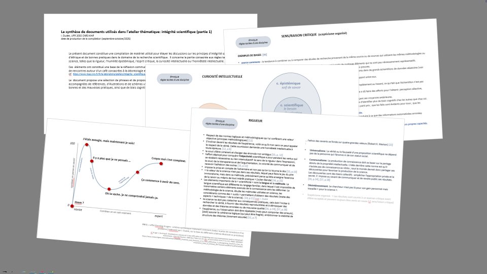 Intégrité scientifique : règles tacites